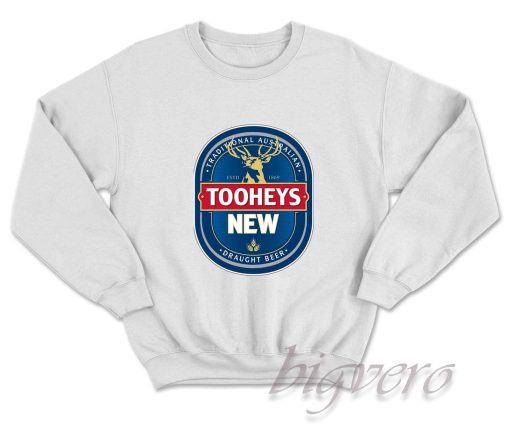 Tooheys Beer Sweatshirt White