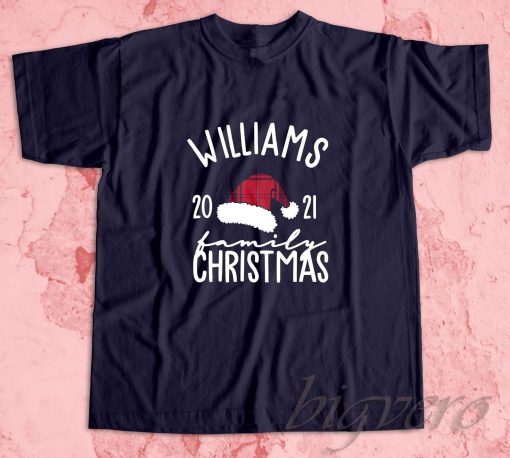 Williams Christmas T-Shirt Navy