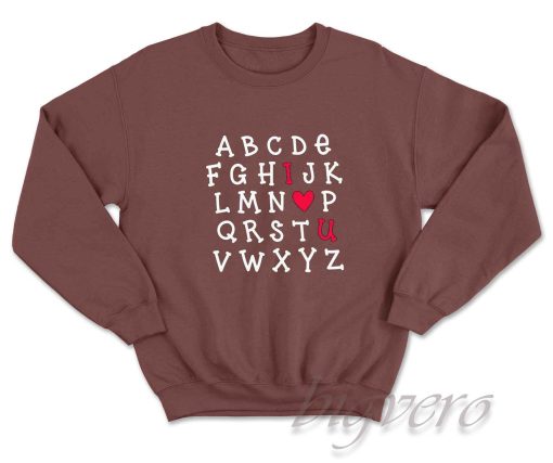 ABC I Love You Sweatshirt