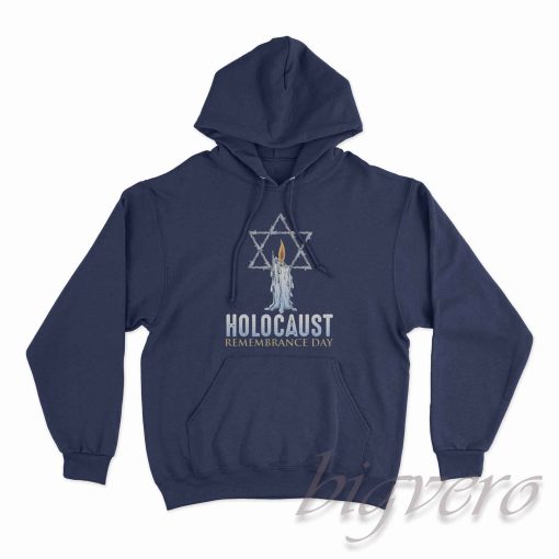 Holocaust Remembrance Day Hoodie Navy
