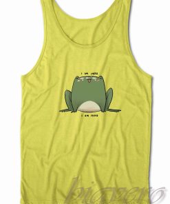 I Am Here I Am Frog Tank Top