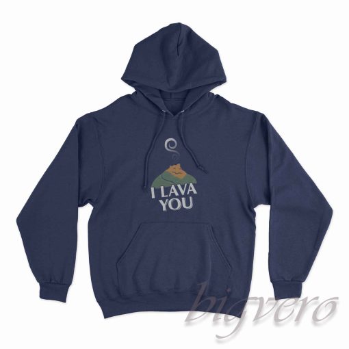 I Lava You Hoodie Navy
