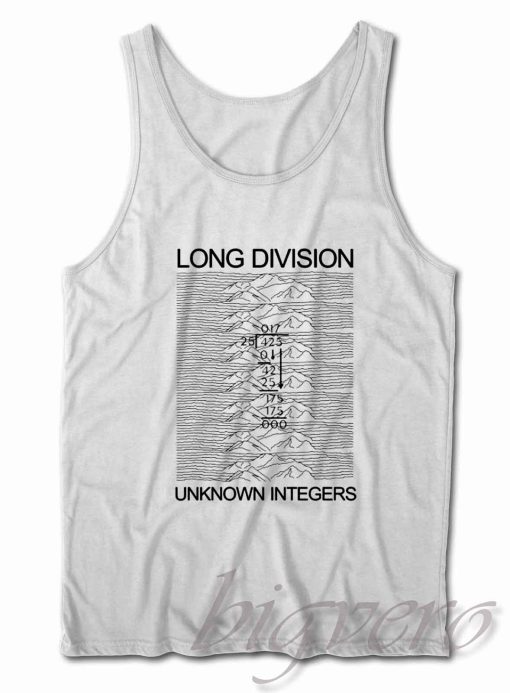 Long Division Tank Top White