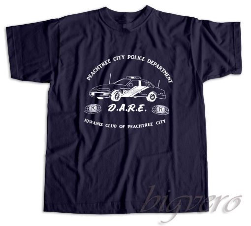 Peachtree City Police Department DARE T-Shirt Navy