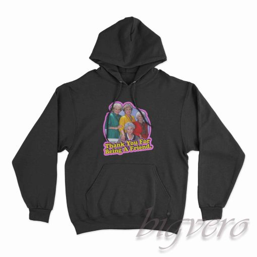 The Golden Girls Thank You Hoodie Black
