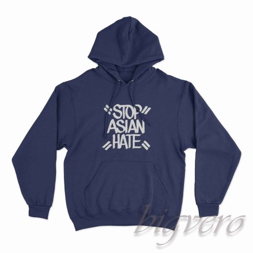 Futura and Haze Stop Asian Hate Hoodie Navy