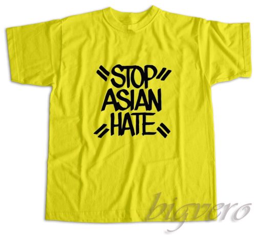 Futura and Haze Stop Asian Hate T-Shirt Yellow