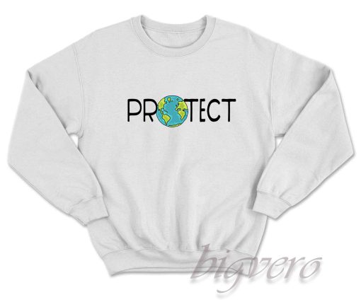 Protect Earth Sweatshirt White