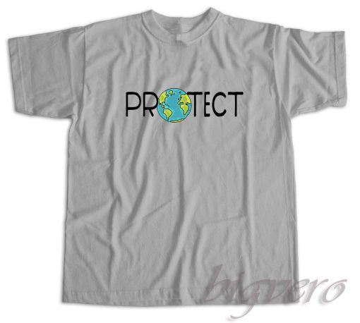Protect Earth T-Shirt Grey