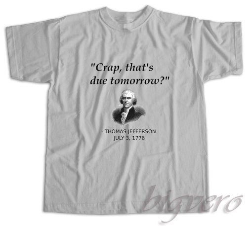Thomas Jefferson T-Shirt Grey