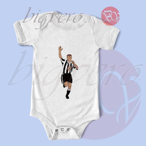 Alan Shearer Newcastle United Baby Bodysuits