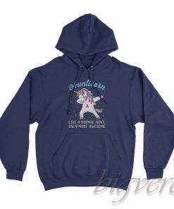 Aunticorn Only More Awesome Hoodie