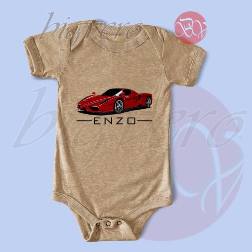 Ferrari Enzo Baby Bodysuits Light Brown