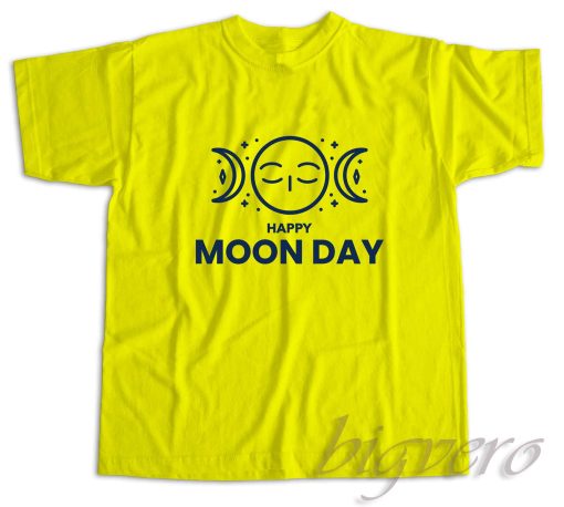National Moon Day T-Shirt Yellow