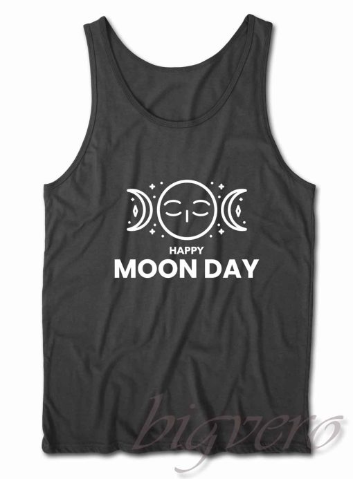National Moon Day Tank Top Black