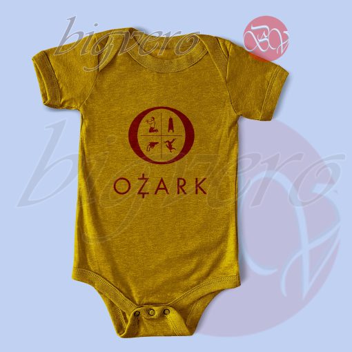 Ozark Sugarwood Symbols Baby Bodysuits Gold