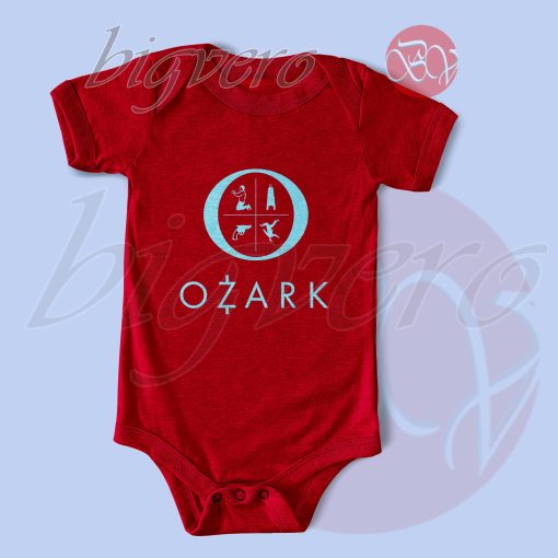 Ozark Sugarwood Symbols Baby Bodysuits Red