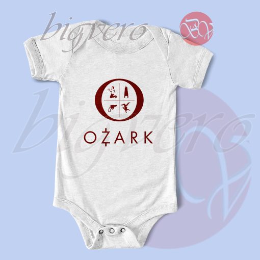 Ozark Sugarwood Symbols Baby Bodysuits White