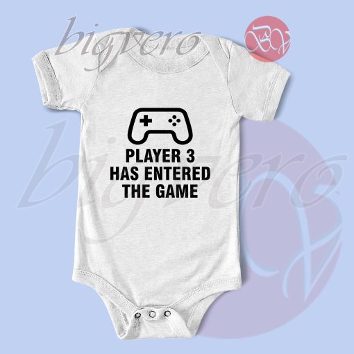 Player 3 has Entered the Game Baby Bodysuits