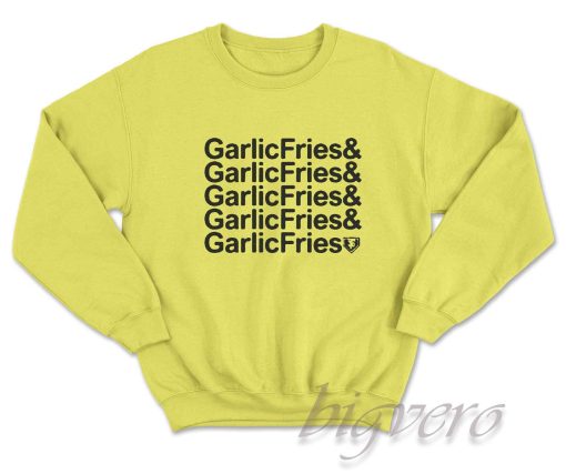 San Francisco Giants Garlic Fries Sweatshirt Yellow