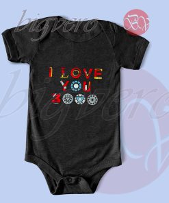 I Love You 3000 v3 Baby Bodysuits