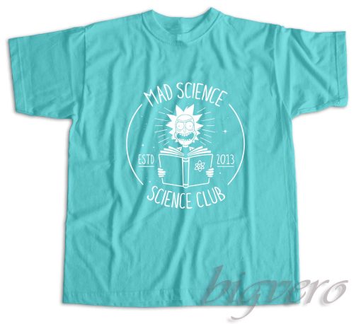 Mad Science Club T-Shirt Light Blue