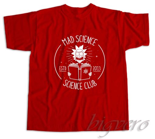 Mad Science Club T-Shirt Red