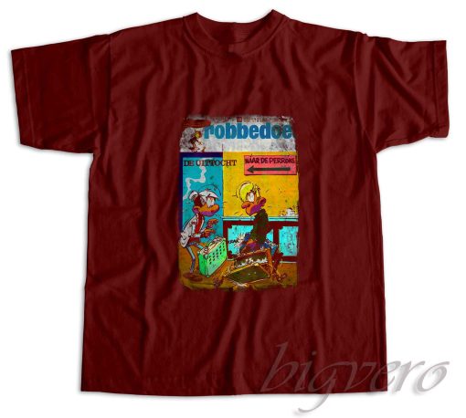 Robbedoes The Exodus T-Shirt Maroon