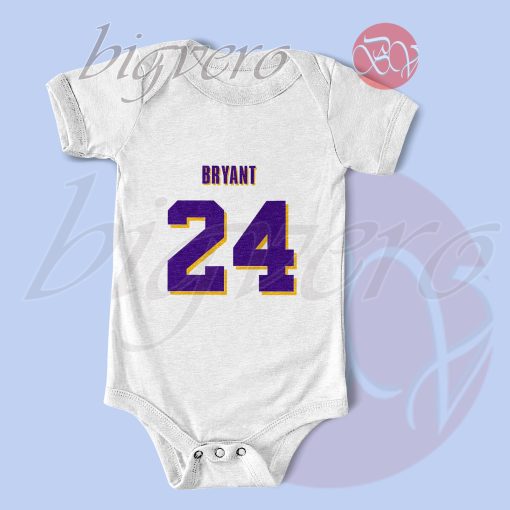 Back Number Bryant 24 Baby Bodysuits