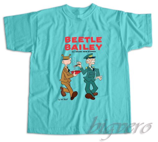 Beetle Bailey T-Shirt Light Blue