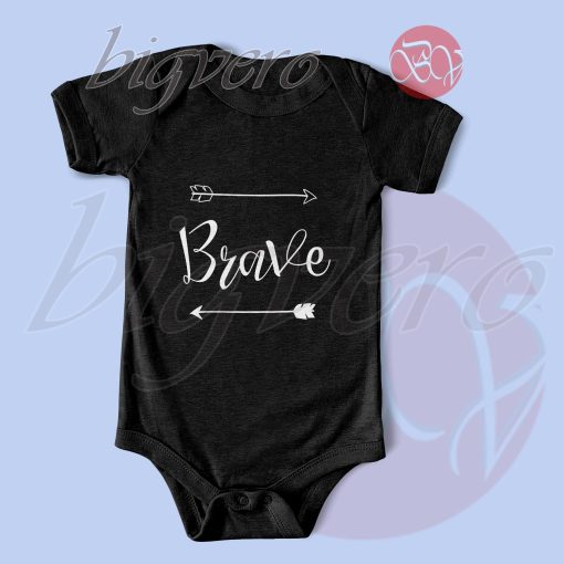 Brave Arrow Baby Bodysuits Black