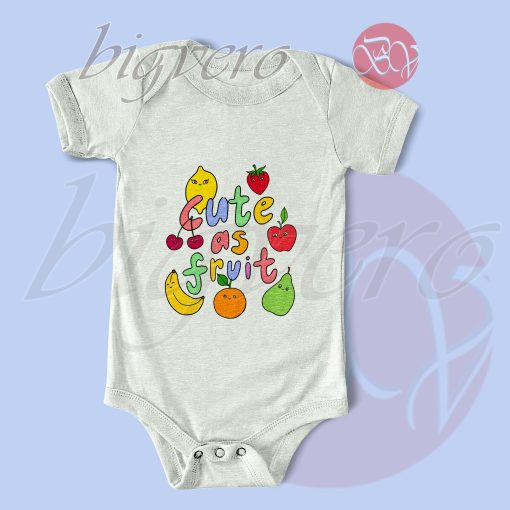Cute as Fruit Baby Bodysuits