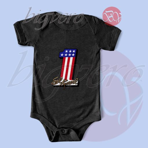 Evel Knievel Motorcycle Baby Bodysuits Black