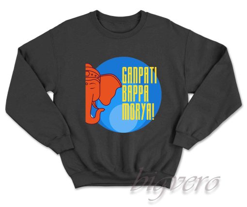 Ganesh Chaturthi Sweatshirt Black