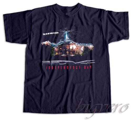 Independence Day Movie T-Shirt Navy