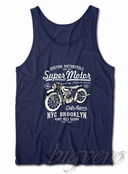 Super Motorcycle NYC Brooklyn Tank Top