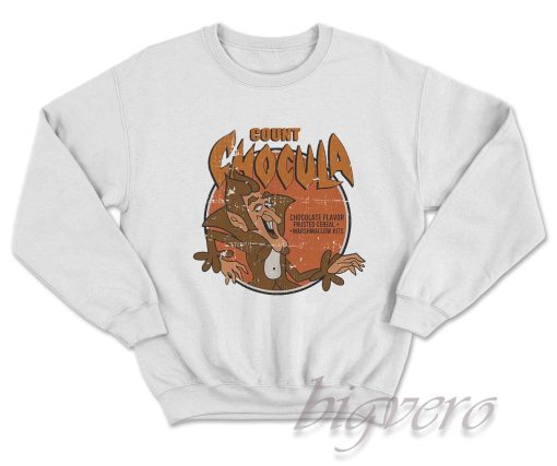 Count Chocula Cereal Sweatshirt Color White