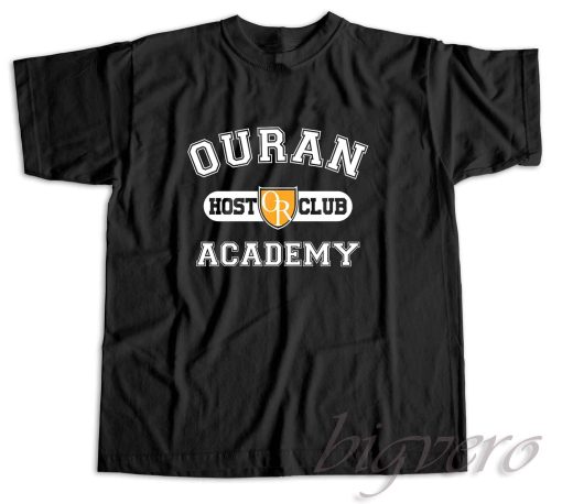 Ouran High School Host Club T-Shirt Color Black