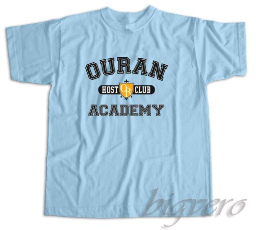 Ouran High School Host Club T-Shirt Color Light Blue