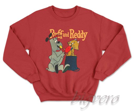 Ruff and Reddy Sweatshirt Color Red
