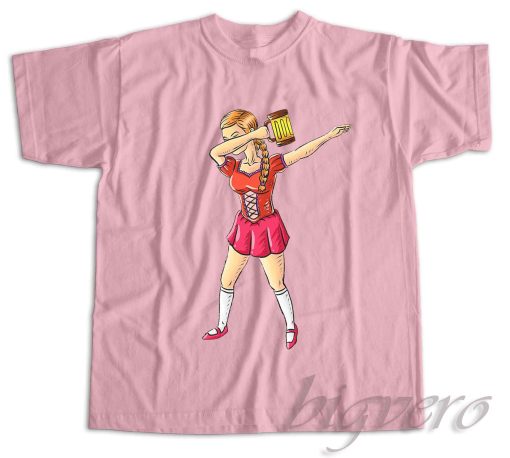 Bavarian Dab Dance T-Shirt Color Baby Pink