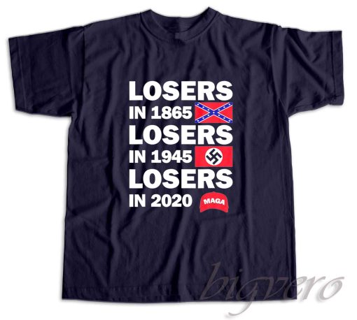 George Clooney Losers In 1865 T-Shirt Color Navy