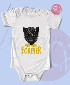 Black Panther Wakanda Forever Baby Bodysuits