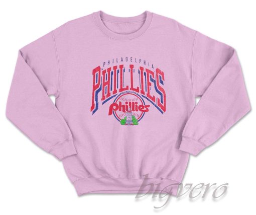 Philadelphia Phillies Sweatshirt Color Lilac