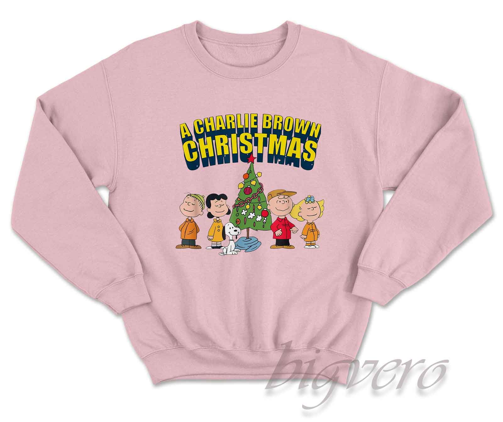 Buy! Charlie Brown Christmas Sweatshirt Size S-3XL Big Vero