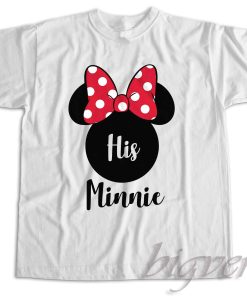 Disney His Minnie Her Mickey Couples Valentines T-Shirt