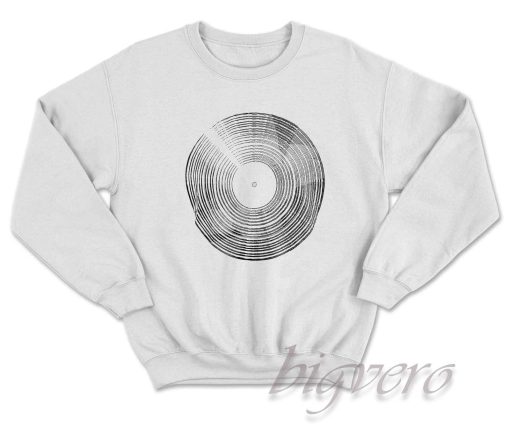 Music Lover Vinyl Record Sweatshirt