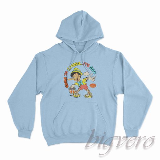 Pinocchio Come To After It's Sick Hoodie Color Light Blue