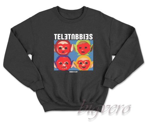 Talking Teletubbies Sweatshirt Color Black