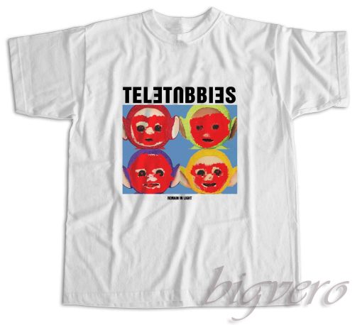 Talking Teletubbies T-Shirt Color White